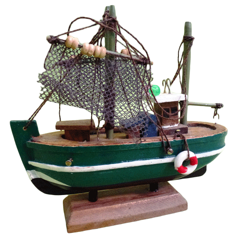 Модель рыбацкого судна
