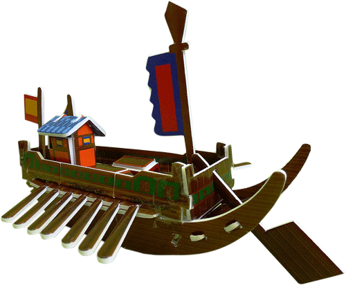 Модель древнеегипетского грузового судна