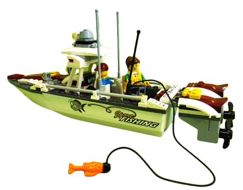 Игрушечная сборная модель рыбацкого катера
