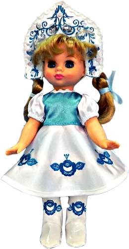 Кукла в белом кокошнике