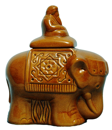 Керамический терракотовый слон