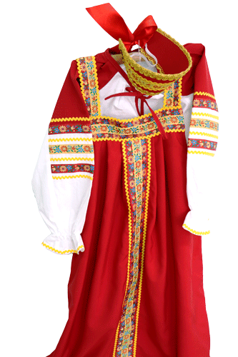 Девичий русский народный костюм