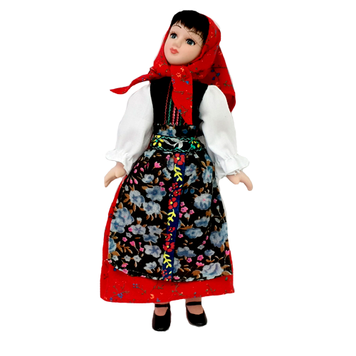 Фарфоровая кукла Розвита - Румыния.