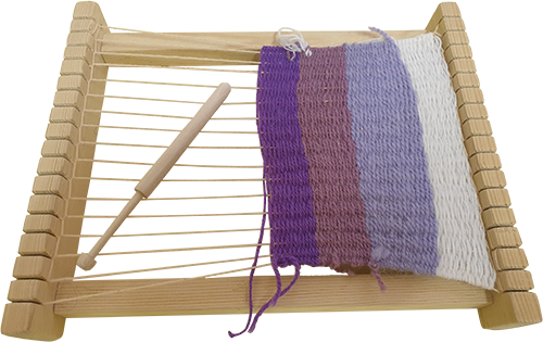 Миниатюрный ткацкий станок с коклюшкой для вязания