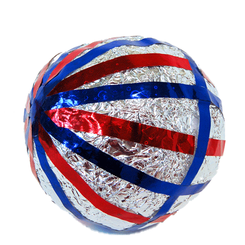 Мяч из фольги
