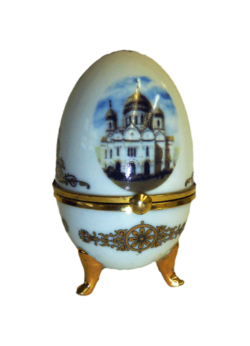 Шкатулка в форме яйца