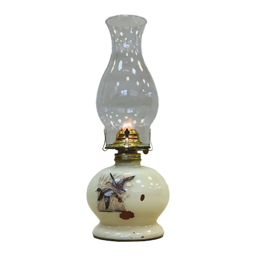 Масляная лампа декоративная  «Утиная охота»
