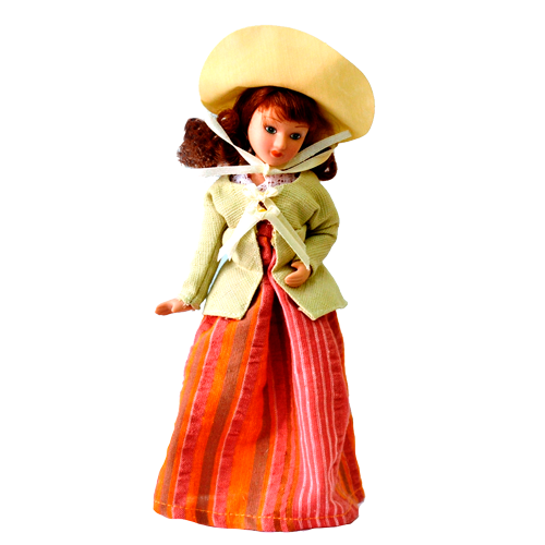 Фарфоровая кукла Элизабет Беннет главная героиня романа “Гордость и Предубеждение”  Джейн Остин.
