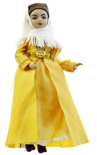 Осетинский девичий костюм