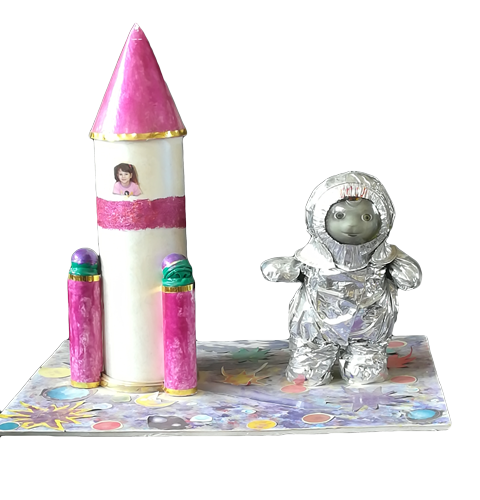 Ракета и космонавт