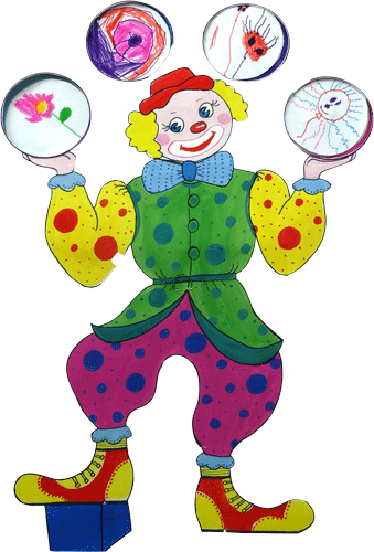 Игрушка «Клоун-жонглёр»