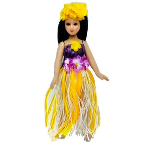 Фарфоровая кукла Алана – гавайская кукла