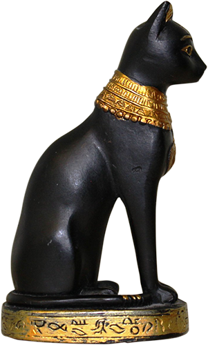 Египетская кошка с ожерельем