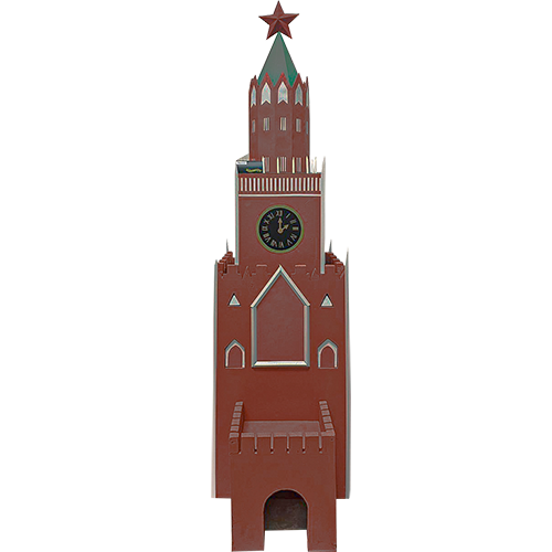 Макет Спасской башни