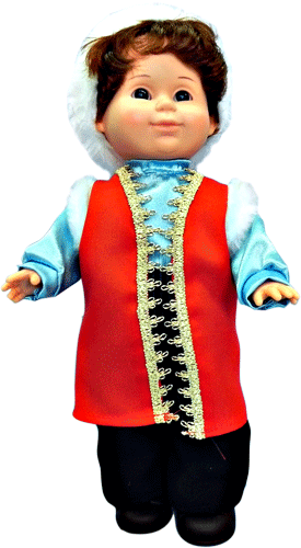Кукла – мальчик в башкирском национальном костюме