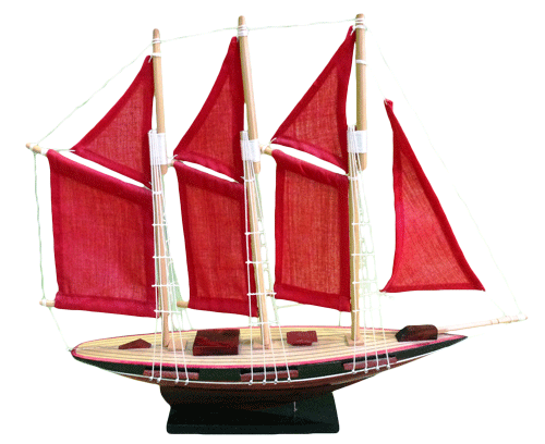Модель яхты «Алые паруса»