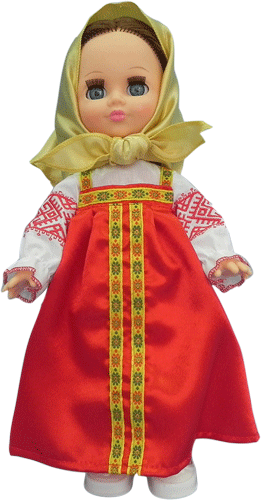 Кукла в красном сарафане