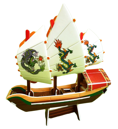 Модель китайской джонки